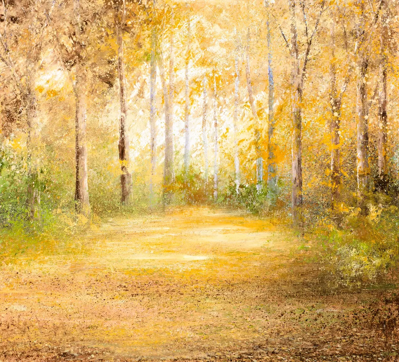 Amanda Hoskin - woodland walk at lanhydrock