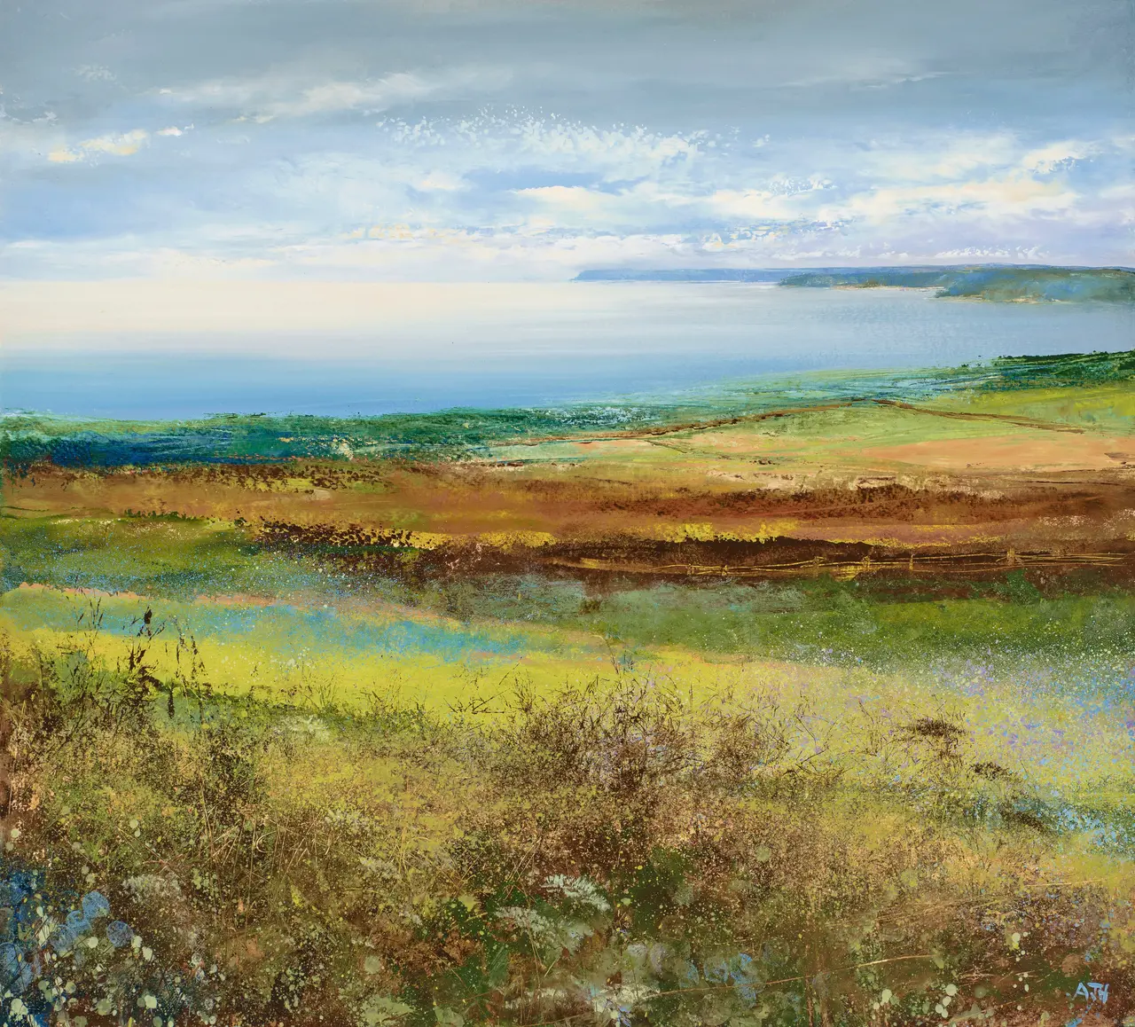 Amanda Hoskin - late afternoon walk near fowey