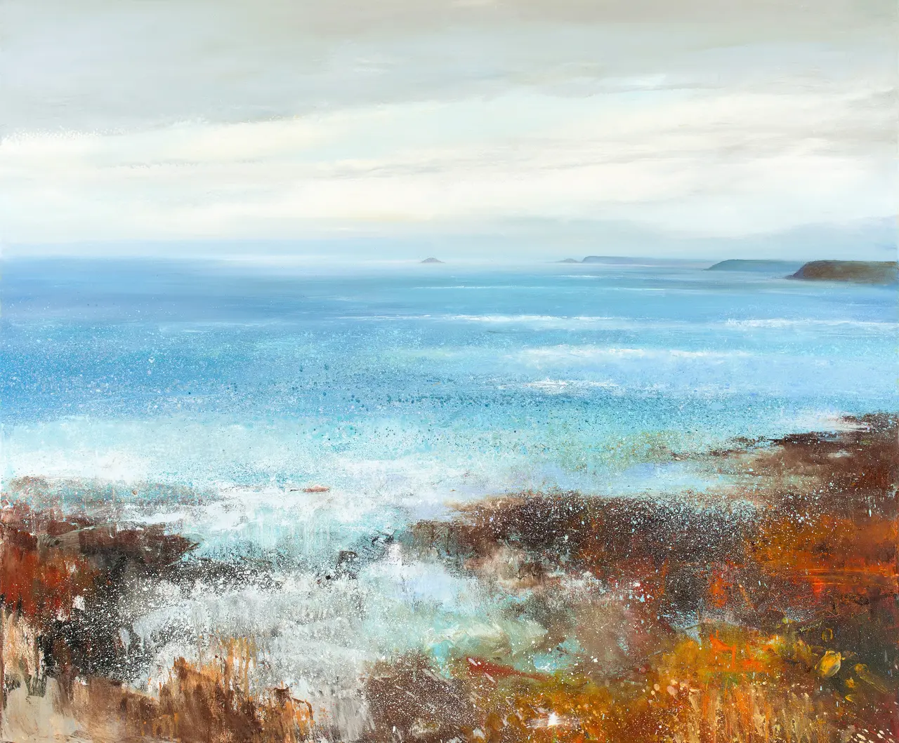 Amanda Hoskin - watching the waves, sennen