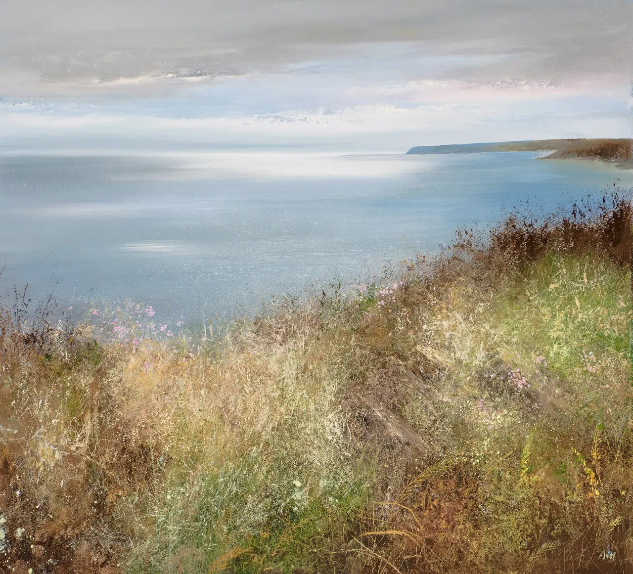 Amanda Hoskin - dramatic sky, fowey