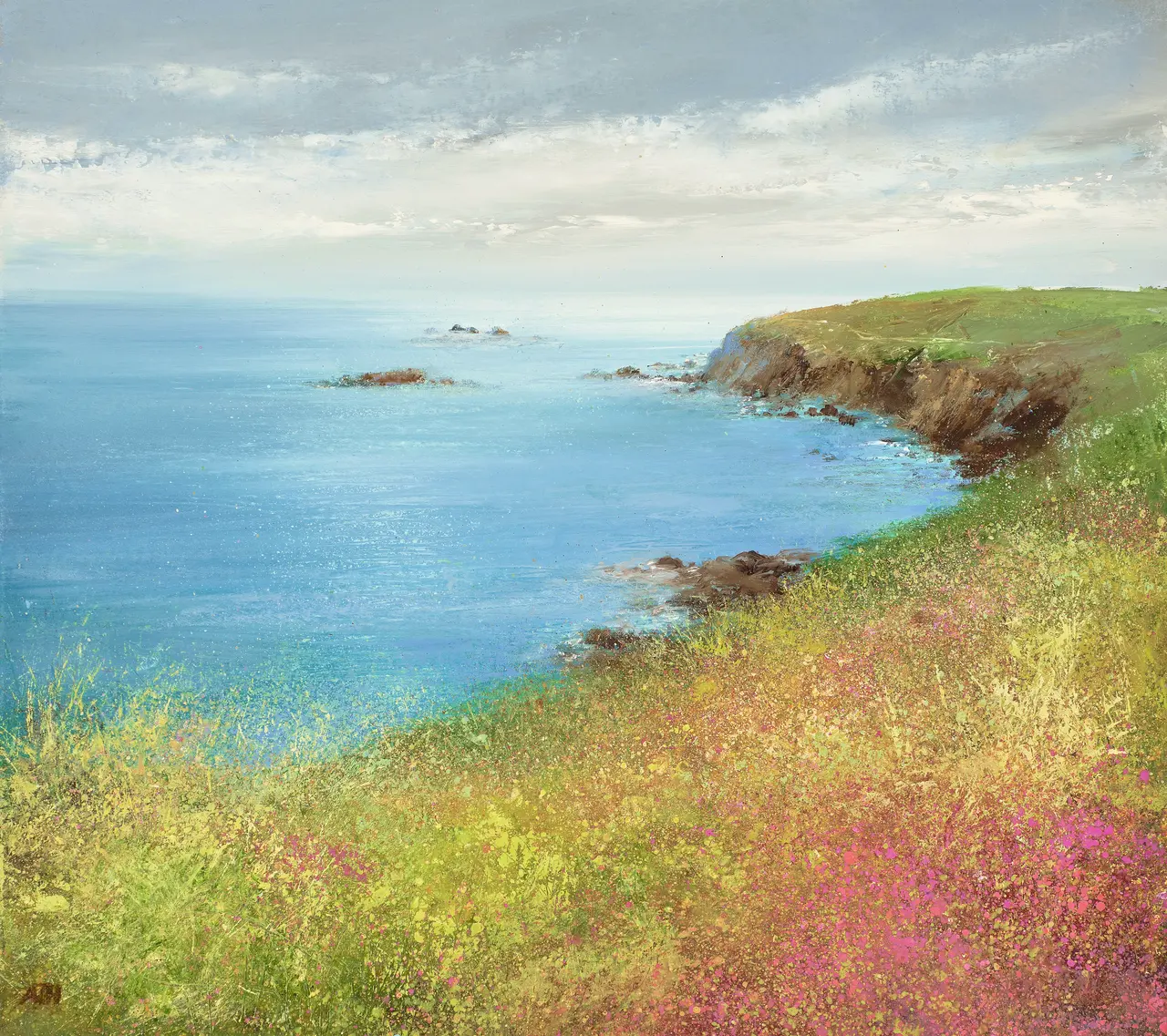 Amanda Hoskin - beautiful day at the lizard