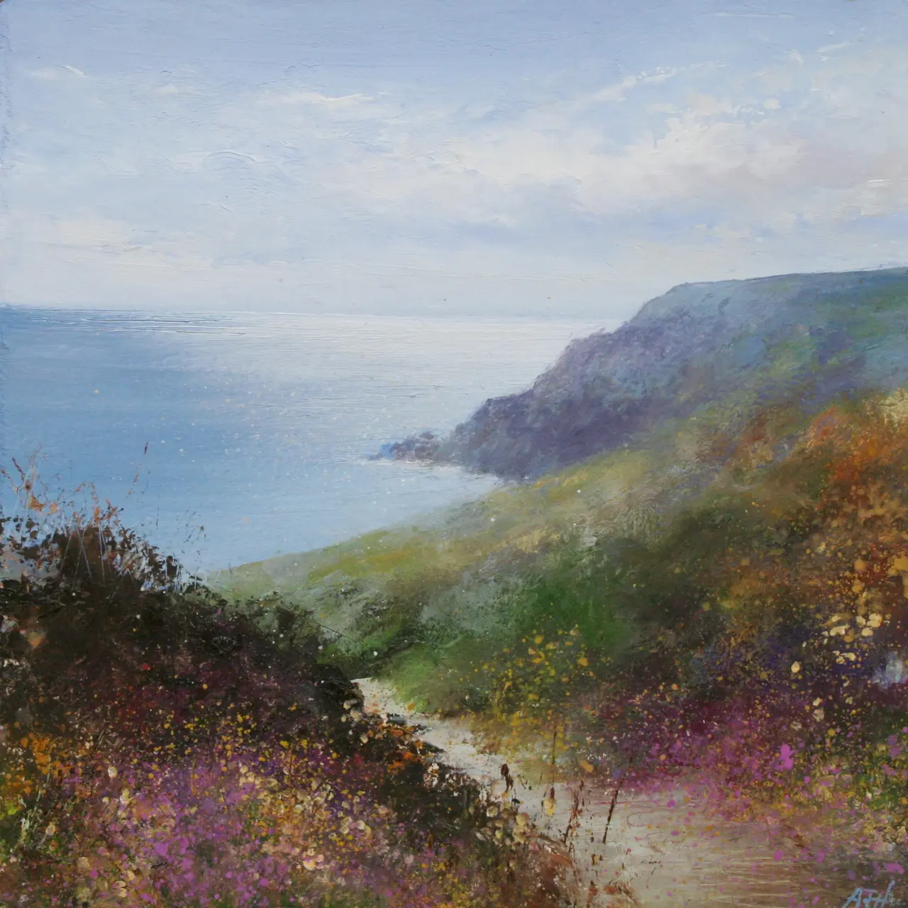 Amanda Hoskin - september flowers, kynance cove
