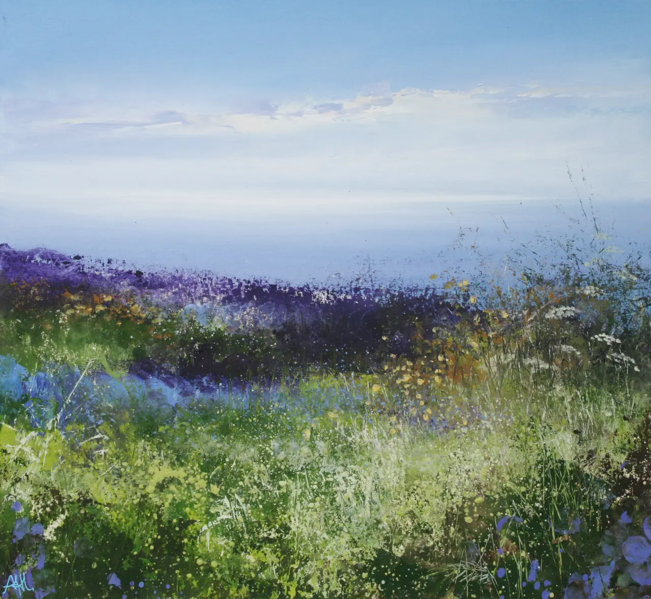 Amanda Hoskin - flowers, lantic bay, fowey
