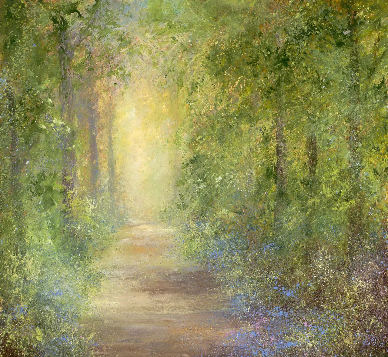 Amanda Hoskin - the dawning of brilliant bluebells