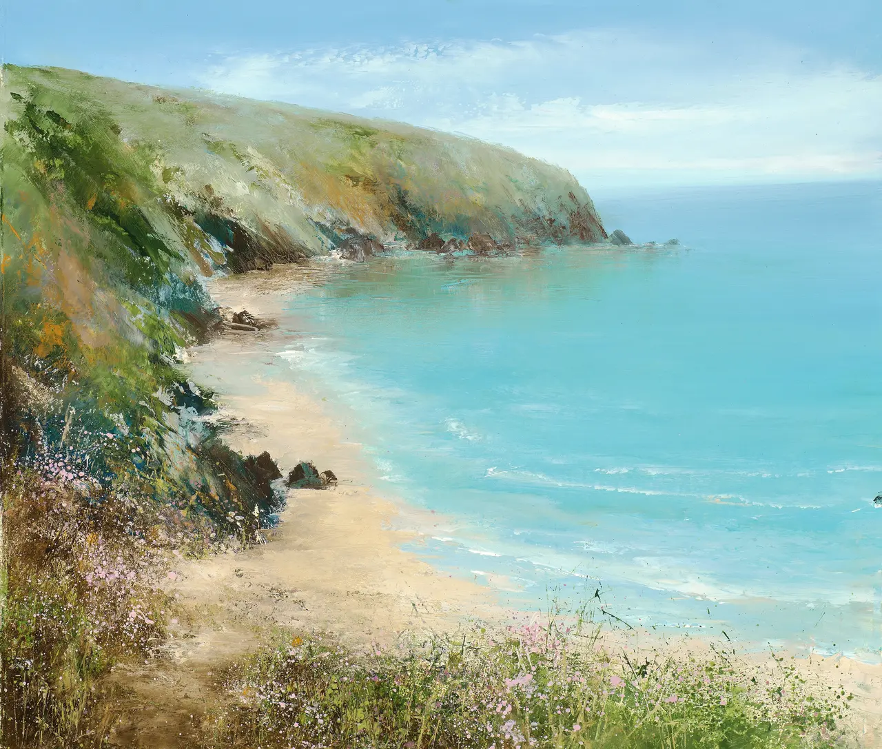 Amanda Hoskin - the path runs gently to fowey