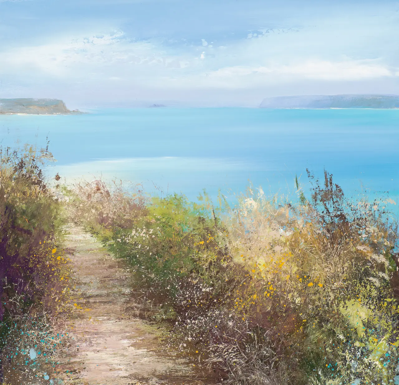 Amanda Hoskin - amazing sky over daymer bay, padstow