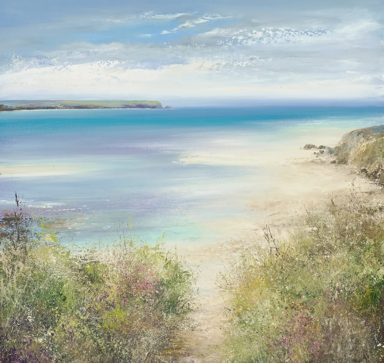 Amanda Hoskin - path to the beach, padstow