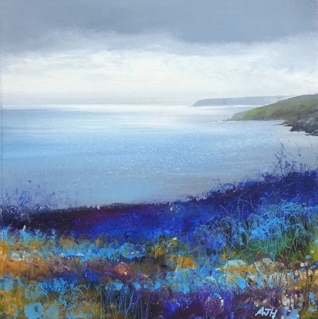 Amanda Hoskin - abstract blues, the dodman
