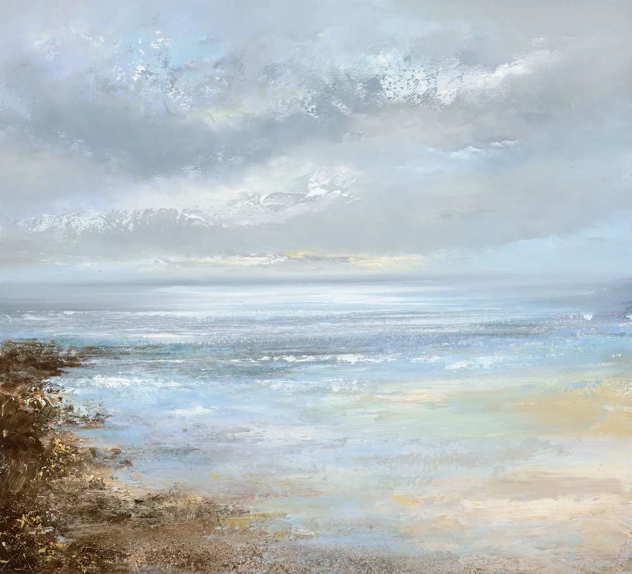 Amanda Hoskin - sunday afternoon on the beach, cornwall