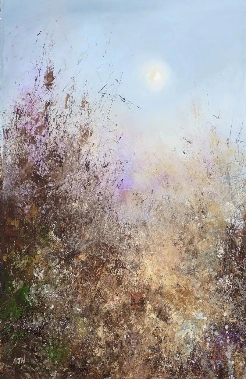 Amanda Hoskin - winter grasses, cornwall