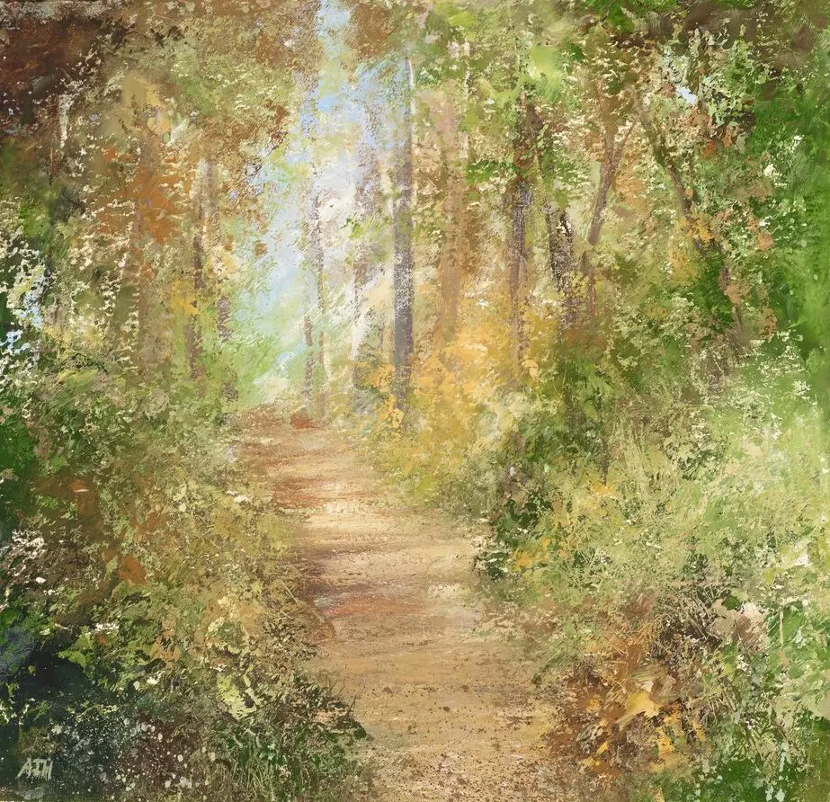 Amanda Hoskin - autumn woods lanhydrock, cornwall