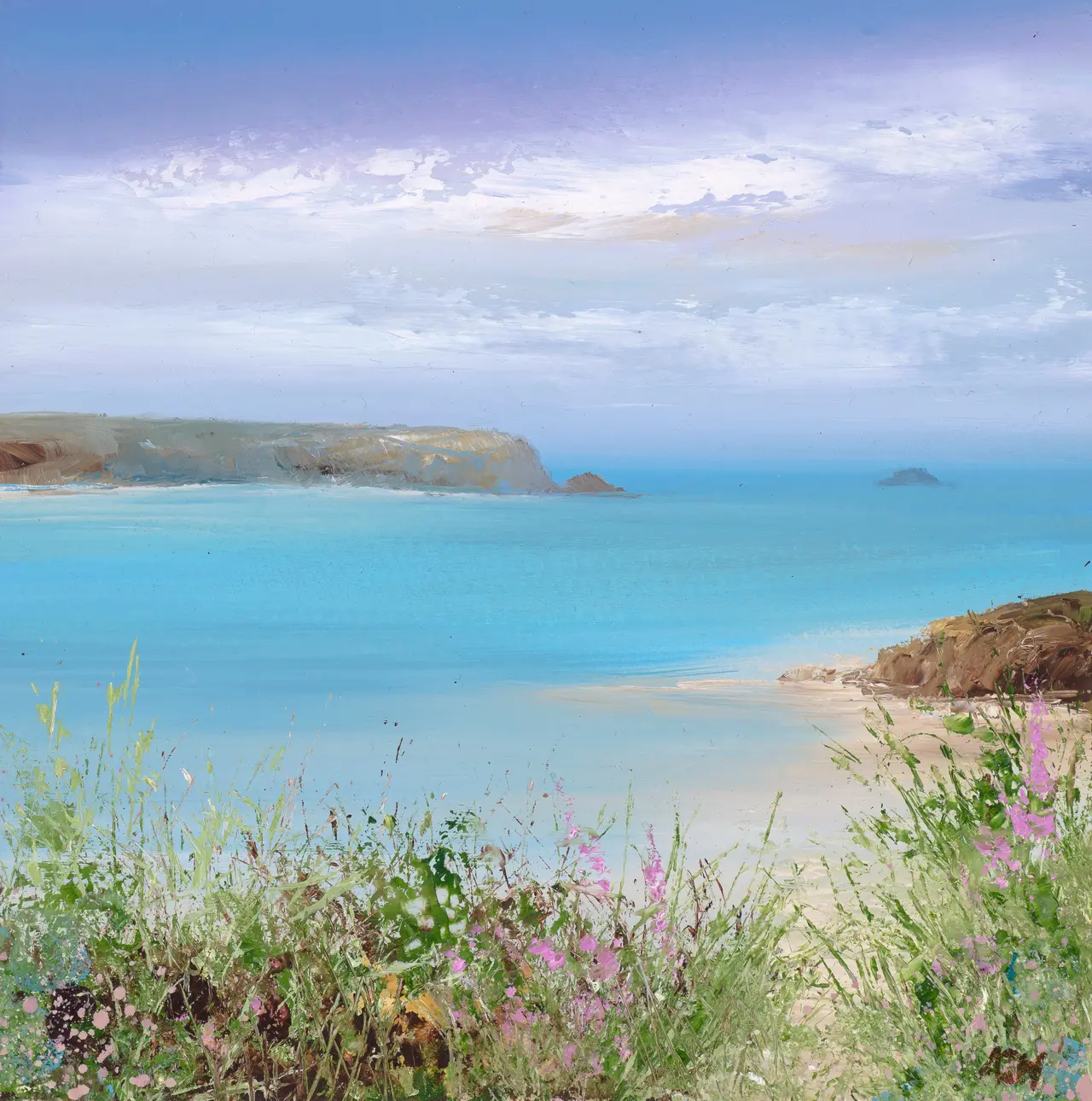 Amanda Hoskin - summer flowers at daymer