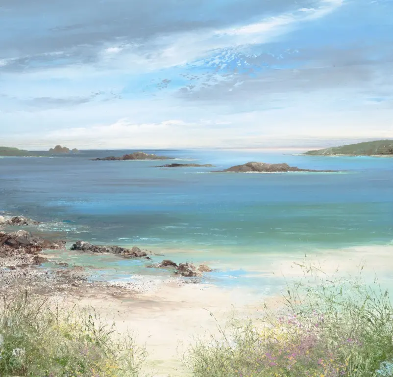 Amanda Hoskin - late afternooon at pentle bay, tresco