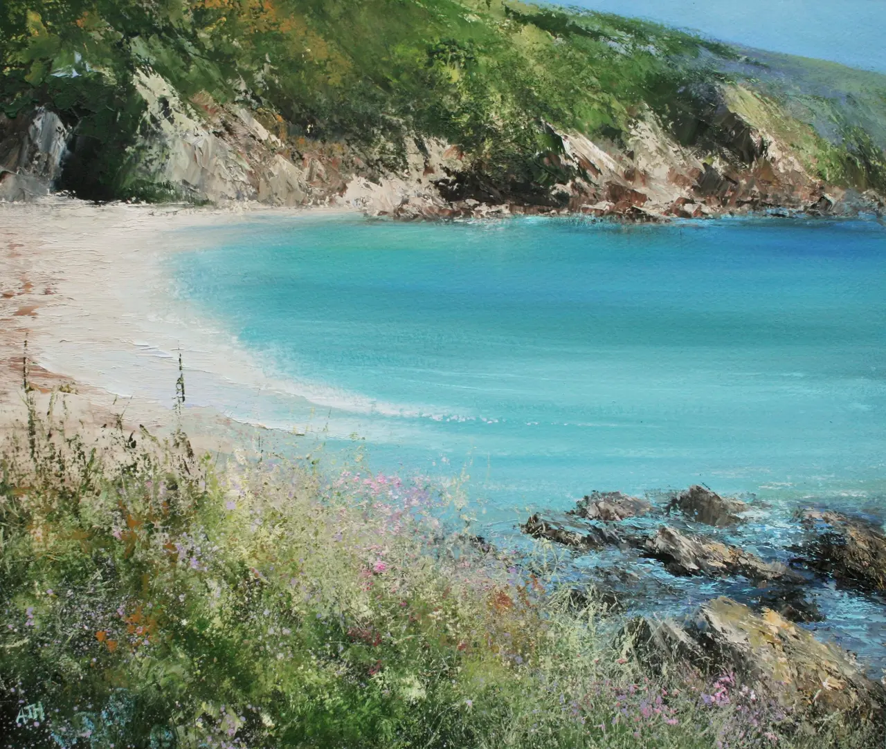Amanda Hoskin - a perfect moment on a summer's day, polridmouth