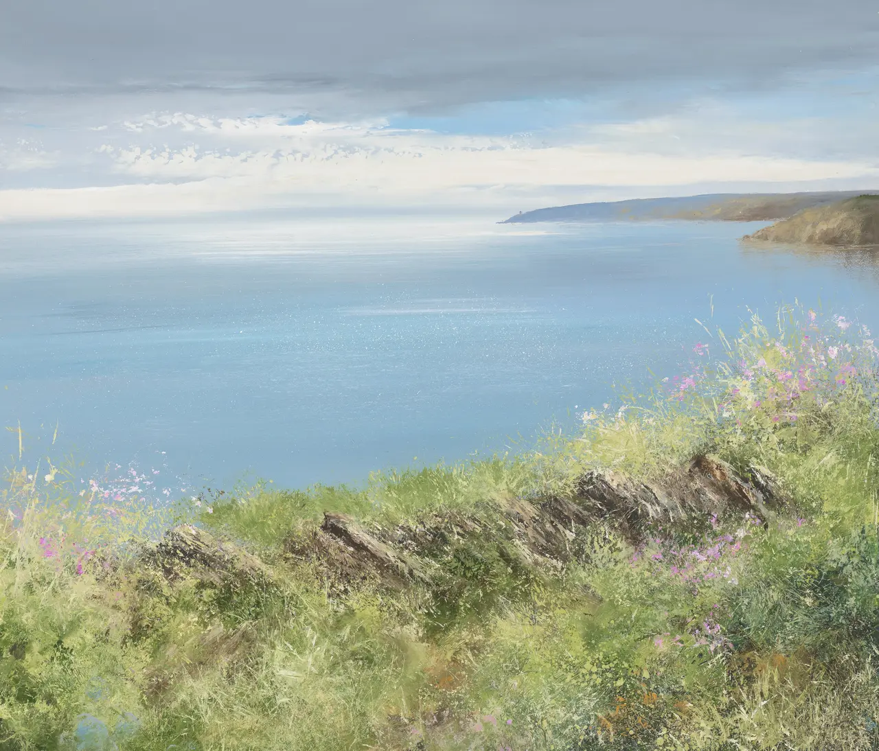 Amanda Hoskin - smokey blue sky over start point