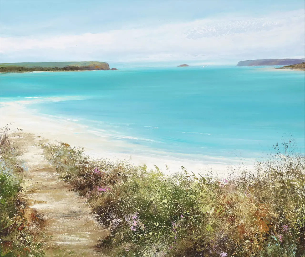 Amanda Hoskin - turquoise sea at daymer bay