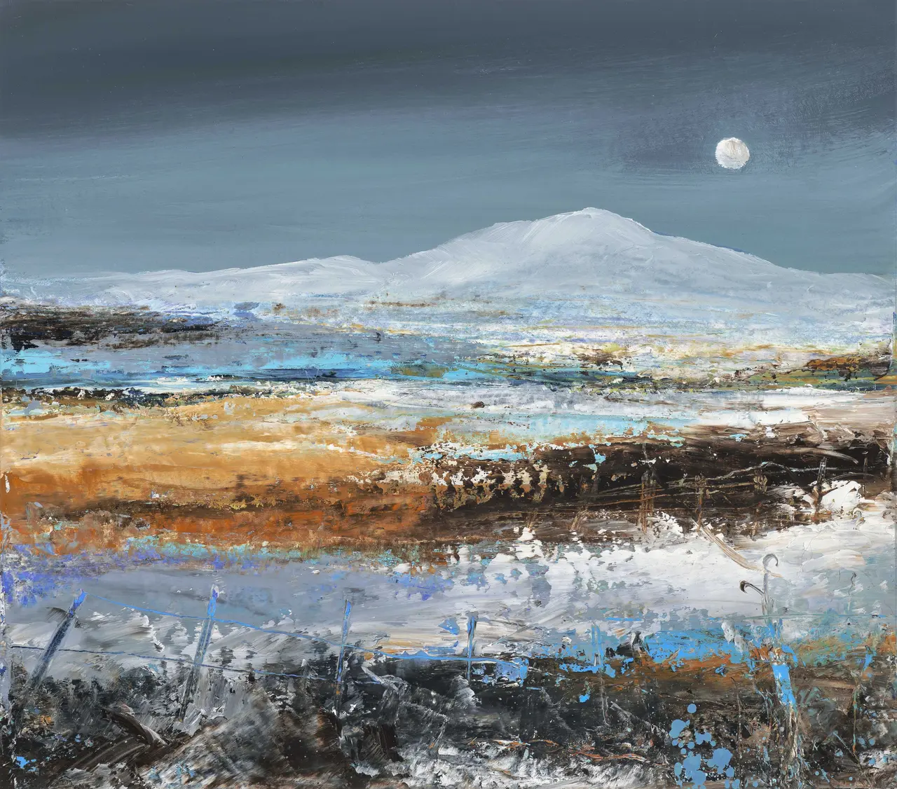 Amanda Hoskin - frosty winter light, fife