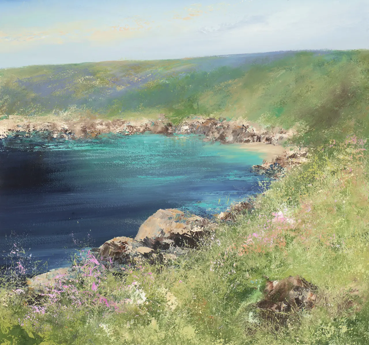 Amanda Hoskin - still waters at penberth cove