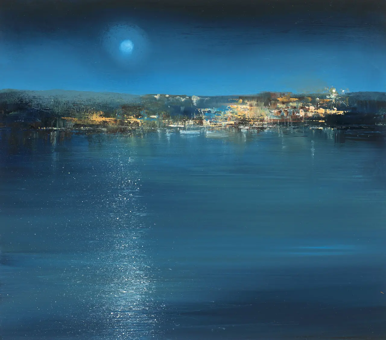 Amanda Hoskin - a prussian blue night, fowey