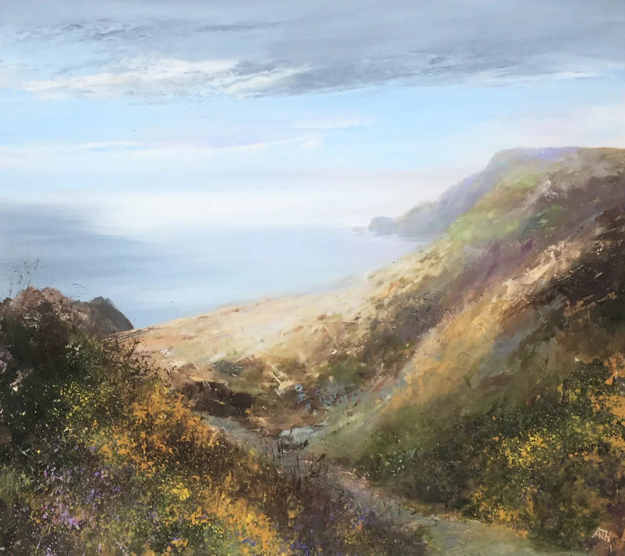 Amanda Hoskin - beautiful colours at kynance cove