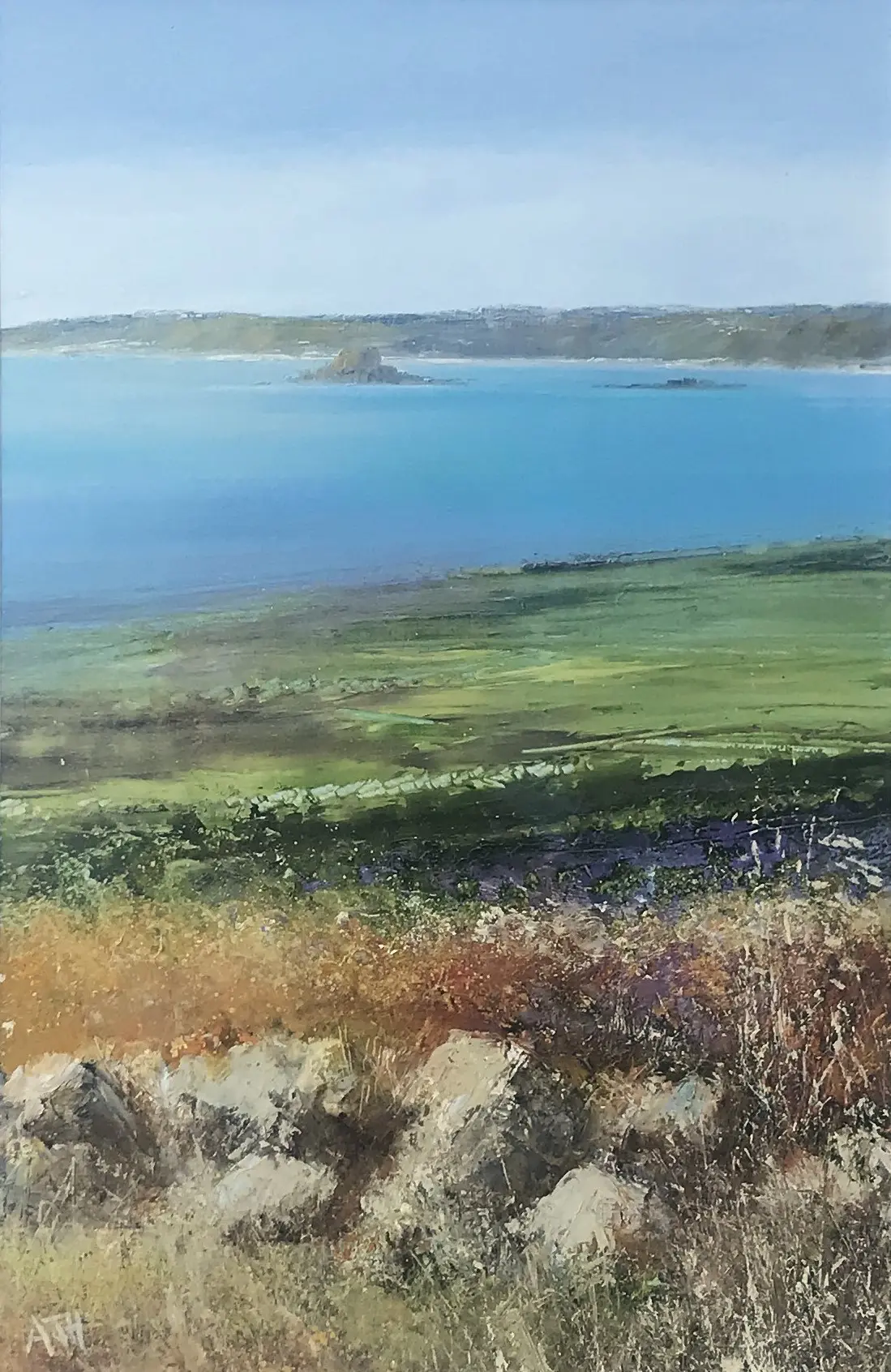 Amanda Hoskin - autumn fields, st martins, isles of scilly