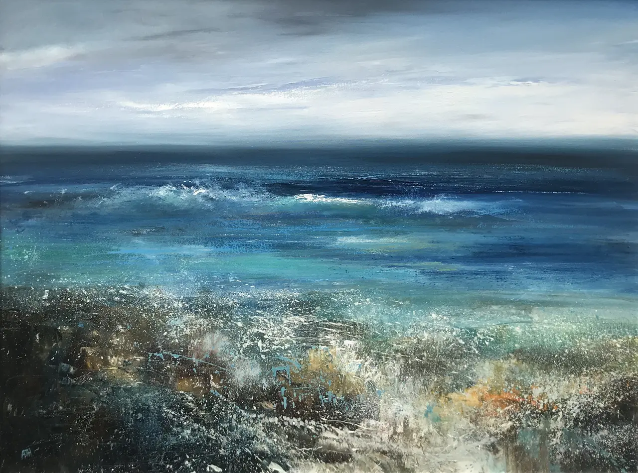 Amanda Hoskin - chasing the waves, west cornwall
