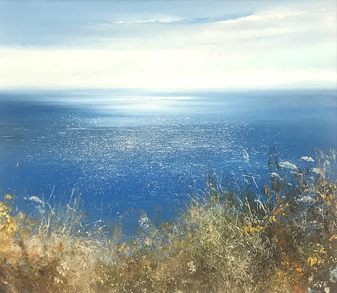 Amanda Hoskin - summer grasses, cornwall