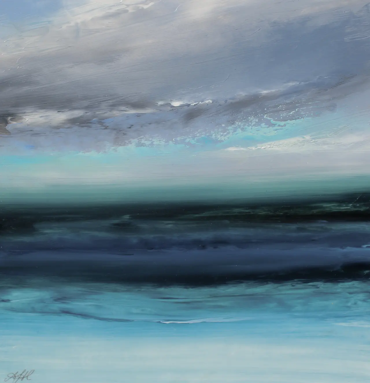 Amanda Hoskin - velvet blue sea, st ives bay