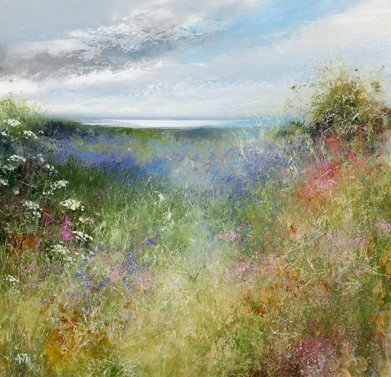 Amanda Hoskin - summer flowers and a dazzling light, start bay