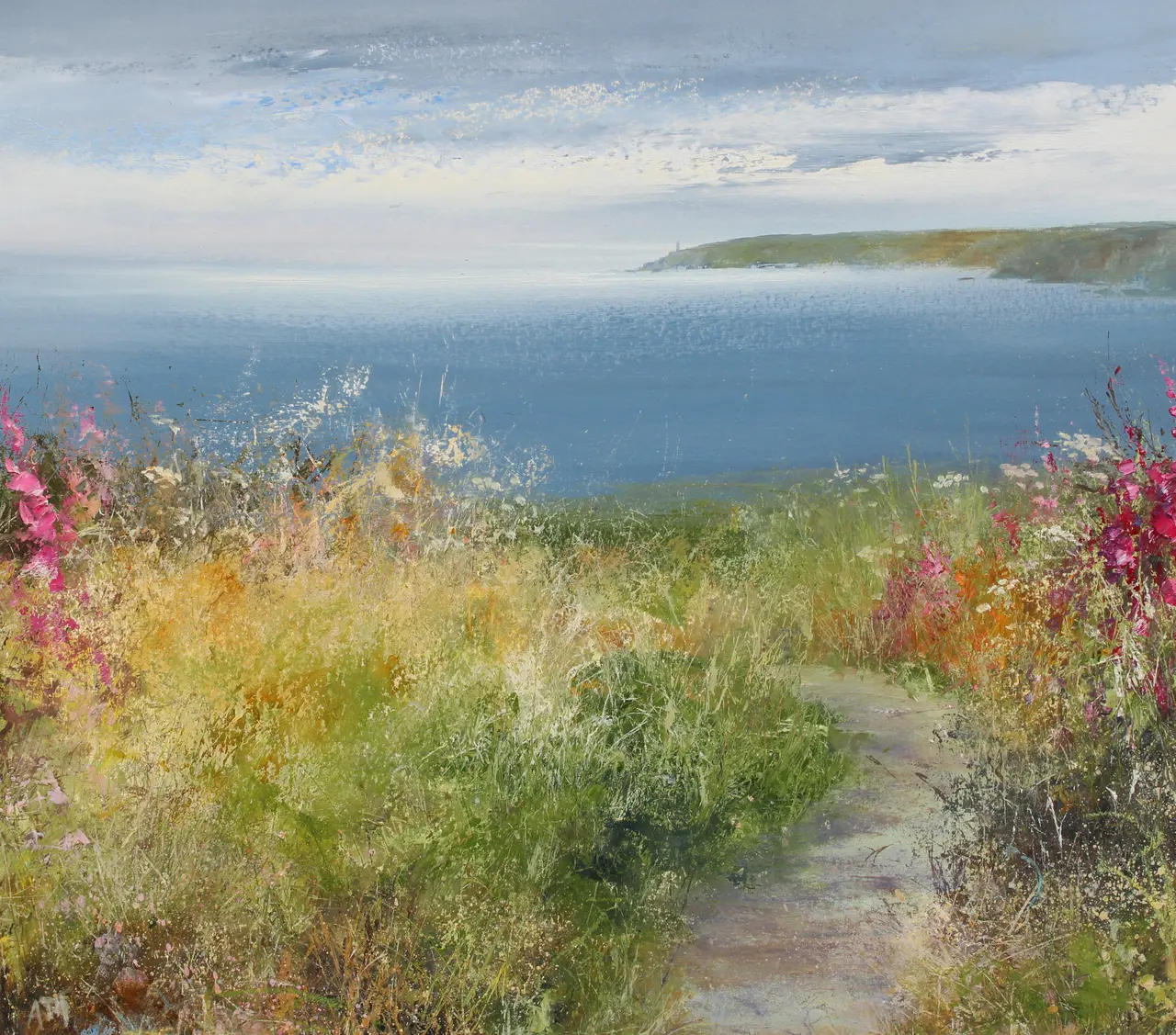 Amanda Hoskin - walking the coastal path, start bay