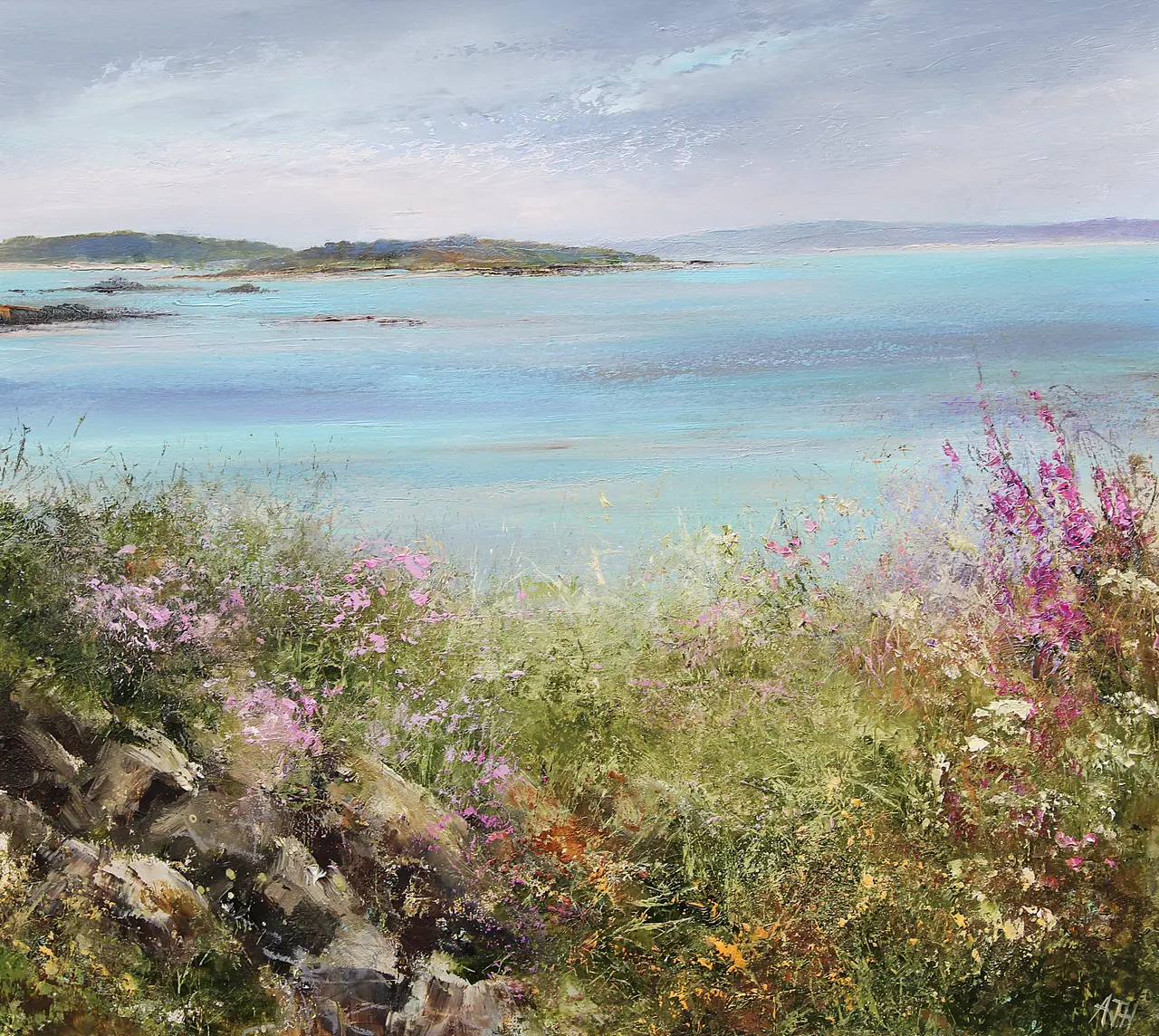 Amanda Hoskin - summer flowers on bryher, isles of scilly