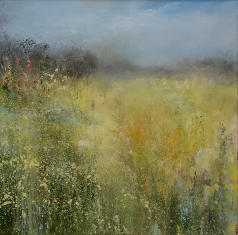 Amanda Hoskin - summer foxgloves, fowey