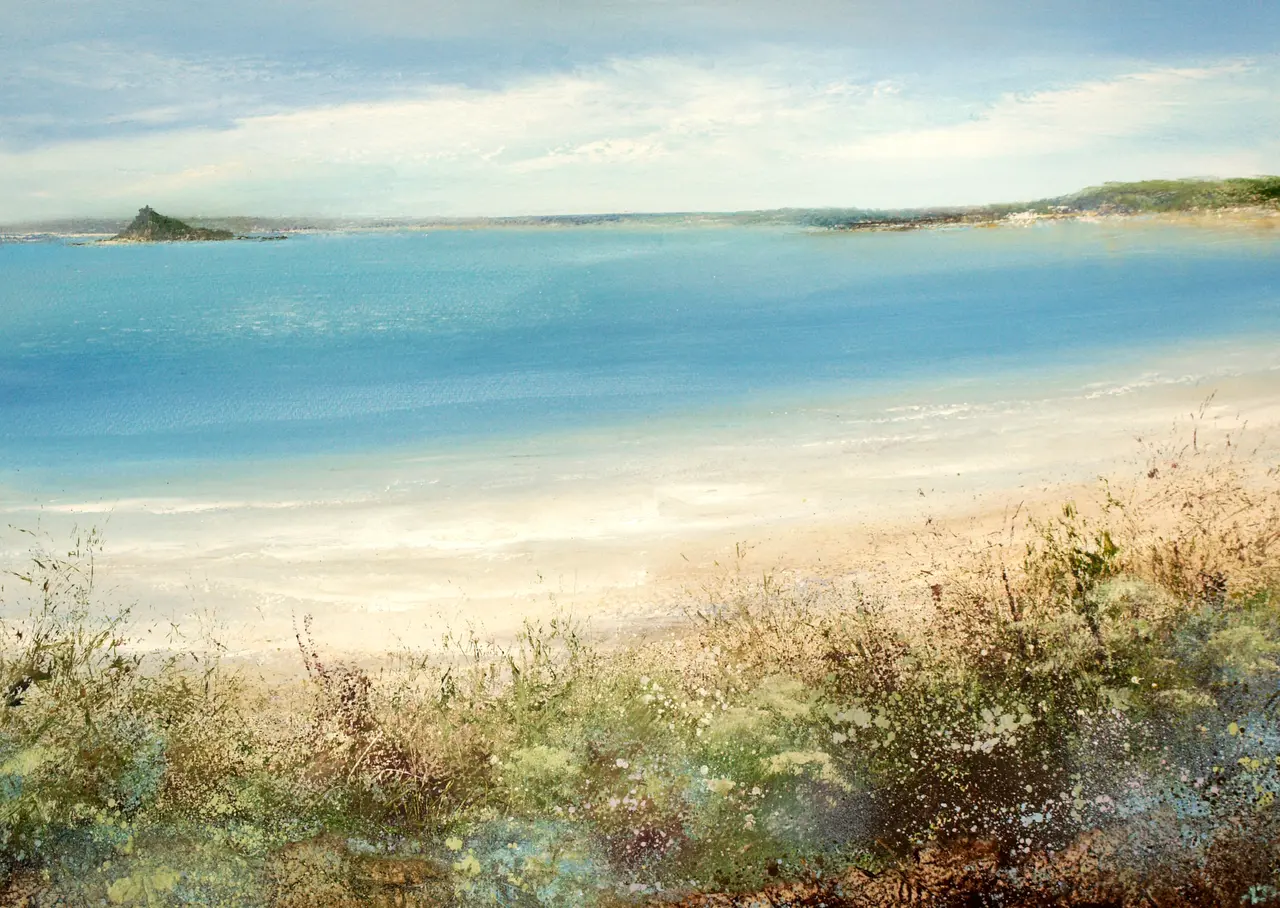 Amanda Hoskin - summer blues, marazion