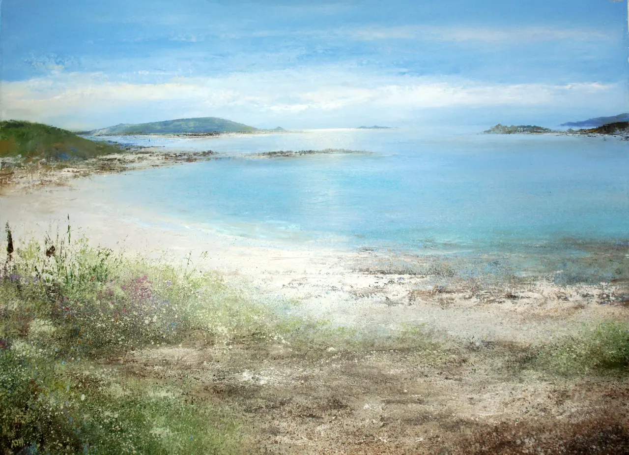 Amanda Hoskin - beach flowers, tresco