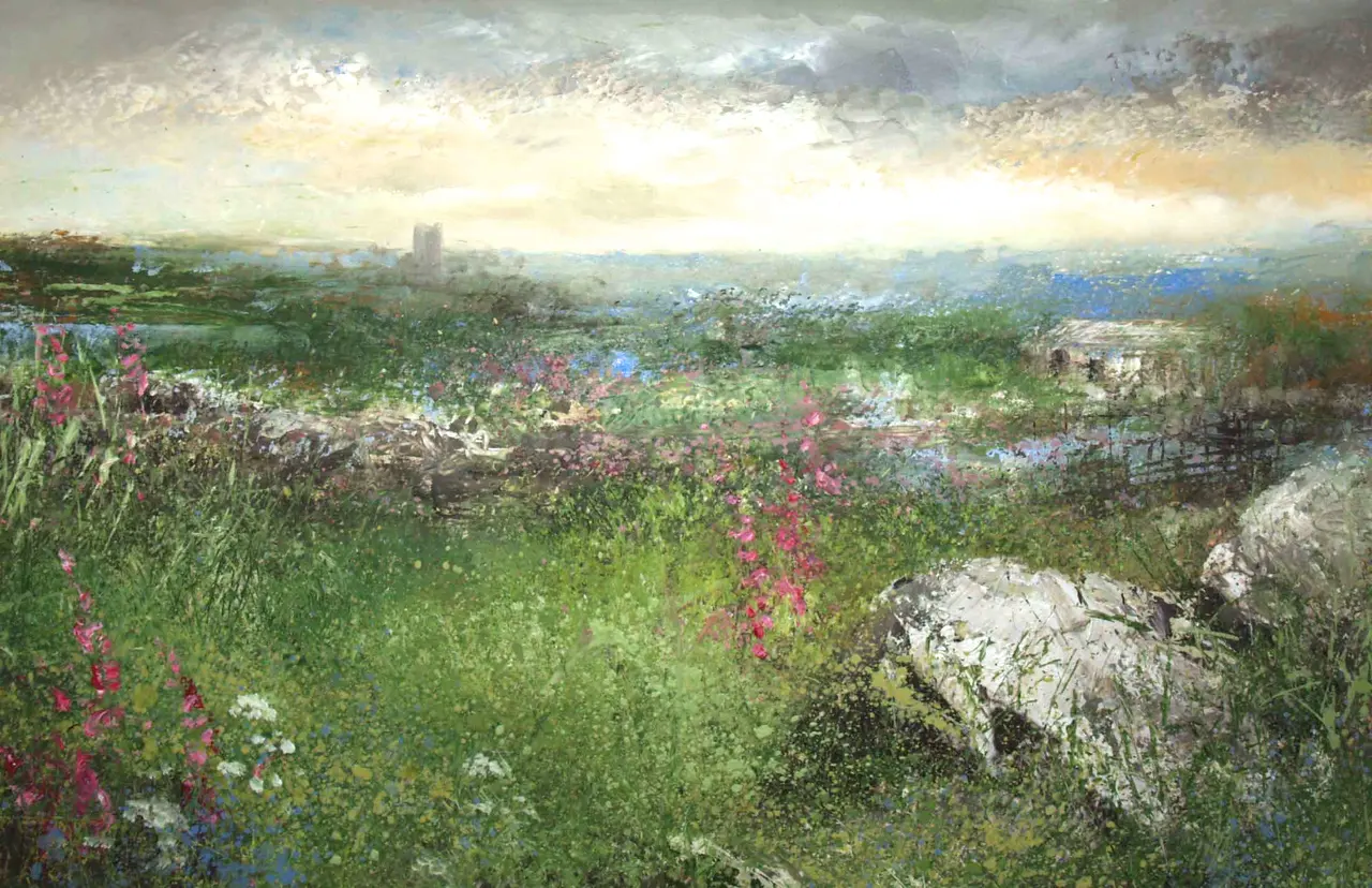 Amanda Hoskin - cornish foxgloves at zennor