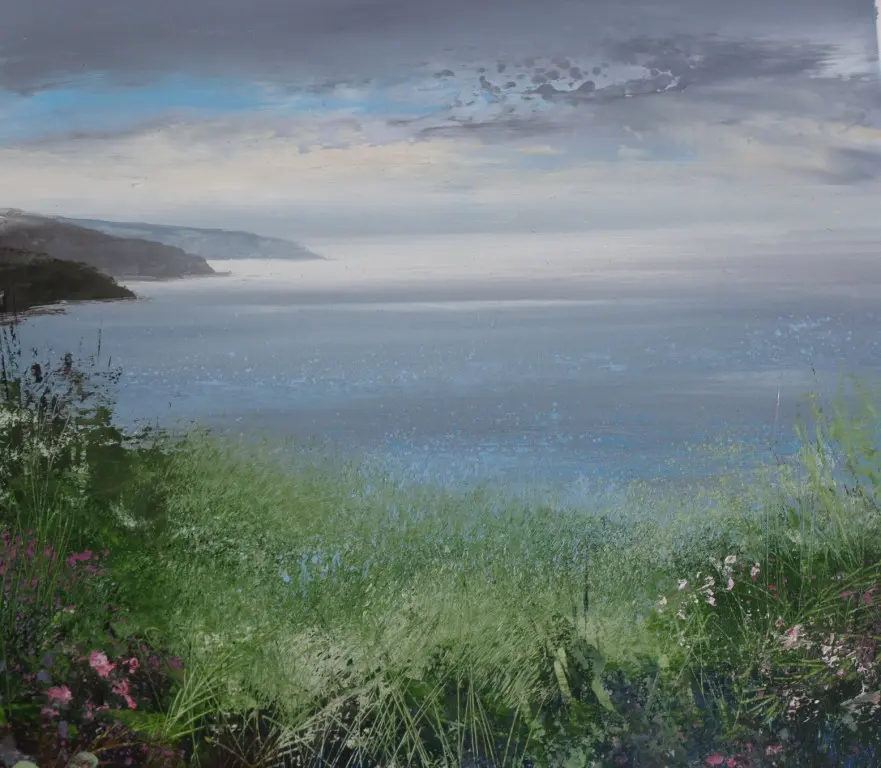 Amanda Hoskin - september flowers, near fowey
