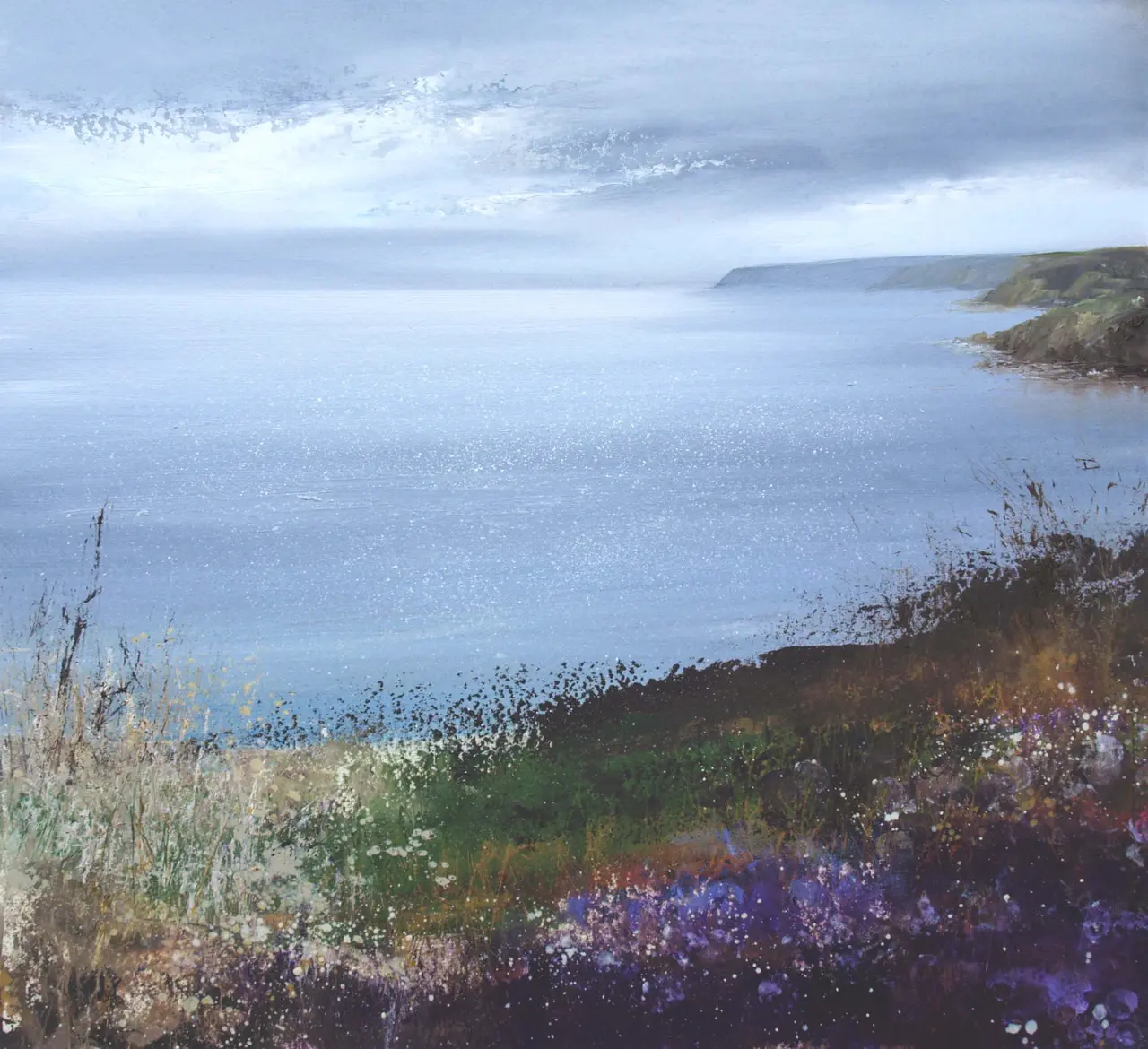 Amanda Hoskin - abstract colours, dodman, cornwall