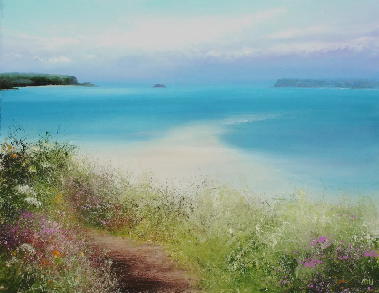 Amanda Hoskin - summer flowers, padstow 