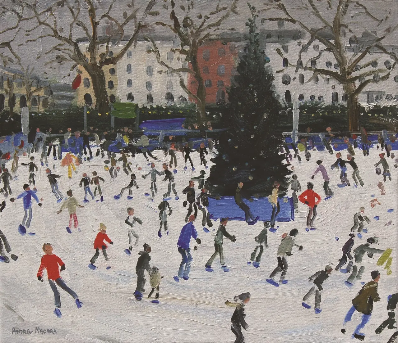 Andrew Macara - skating, natural history museum