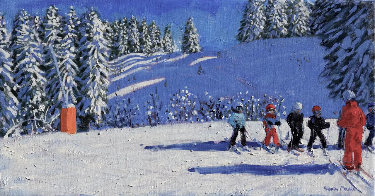 Andrew Macara - young skiers, morzine