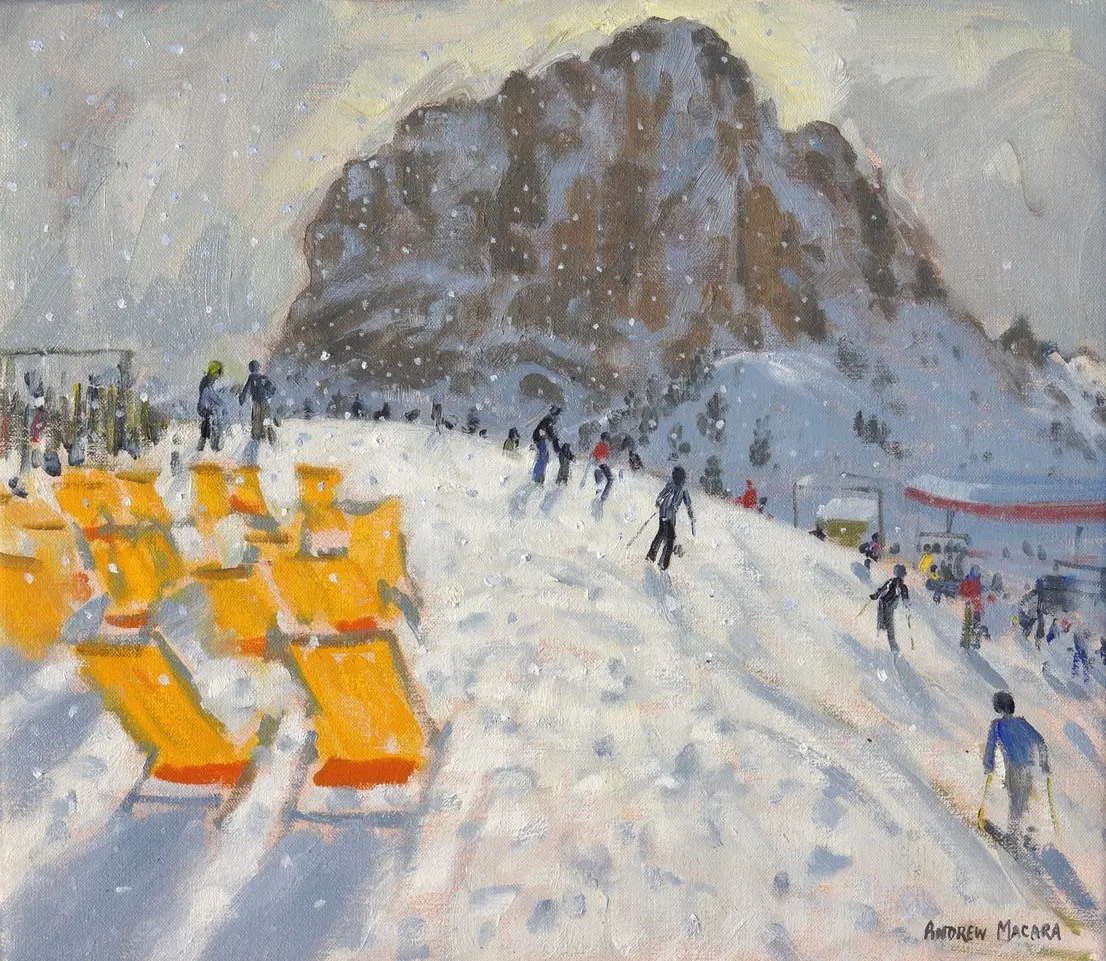 Andrew Macara - deckchairs, val gardena, italy