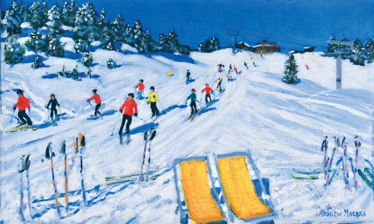Andrew Macara - two deckchairs, val gardena