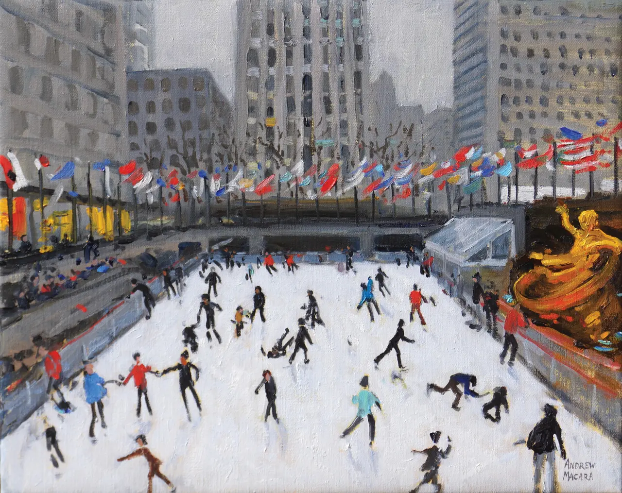 Andrew Macara - rockefeller ice rink, new york