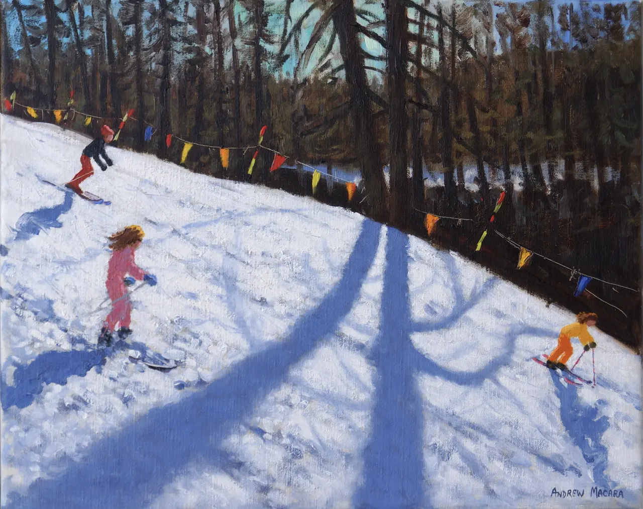 Andrew Macara - skiing the three valleys, france