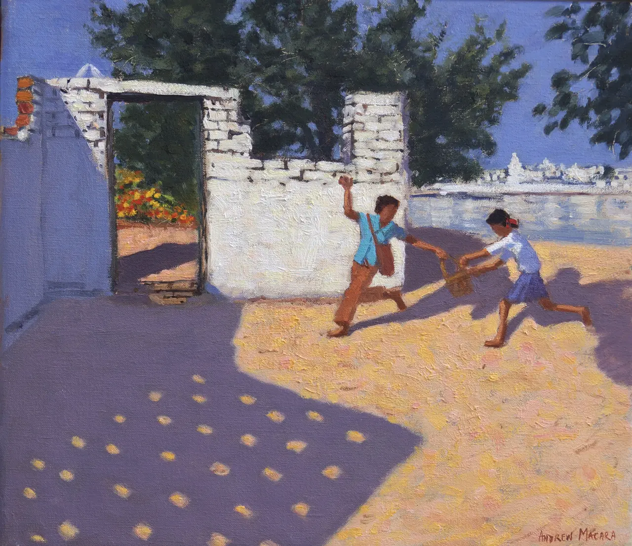 Andrew Macara - old doorway, pushkar camel fair, rajasthan, india