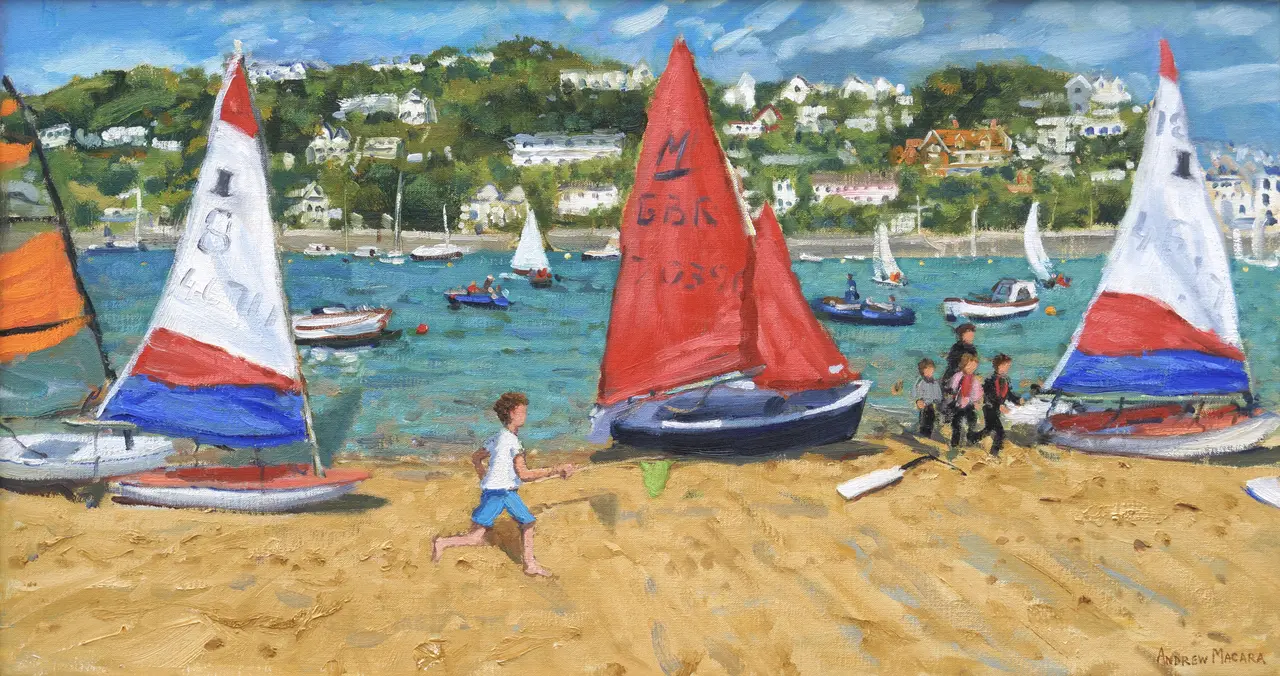 Andrew Macara - red, white and blue, salcombe