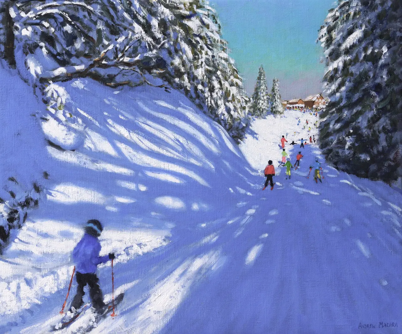 Andrew Macara - skiing in the grand massif, france