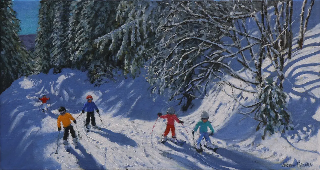 Andrew Macara - young skiers, samoens, france