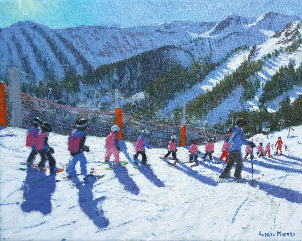 Andrew Macara - ski lesson, samoens, france