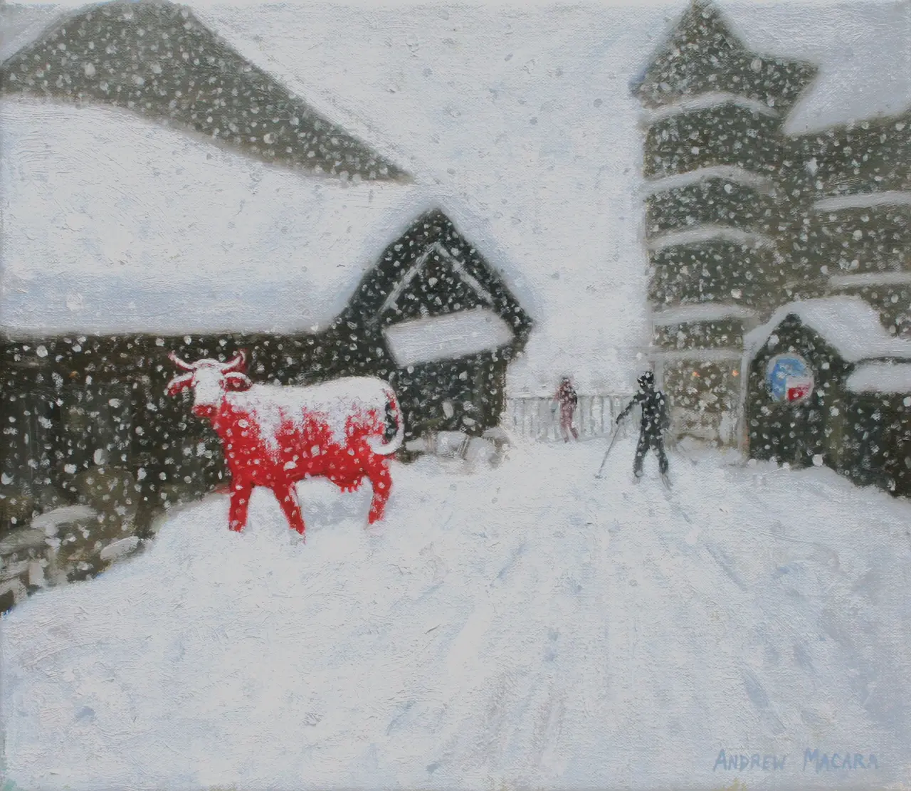 Andrew Macara - la vache rouge, les arcs, france